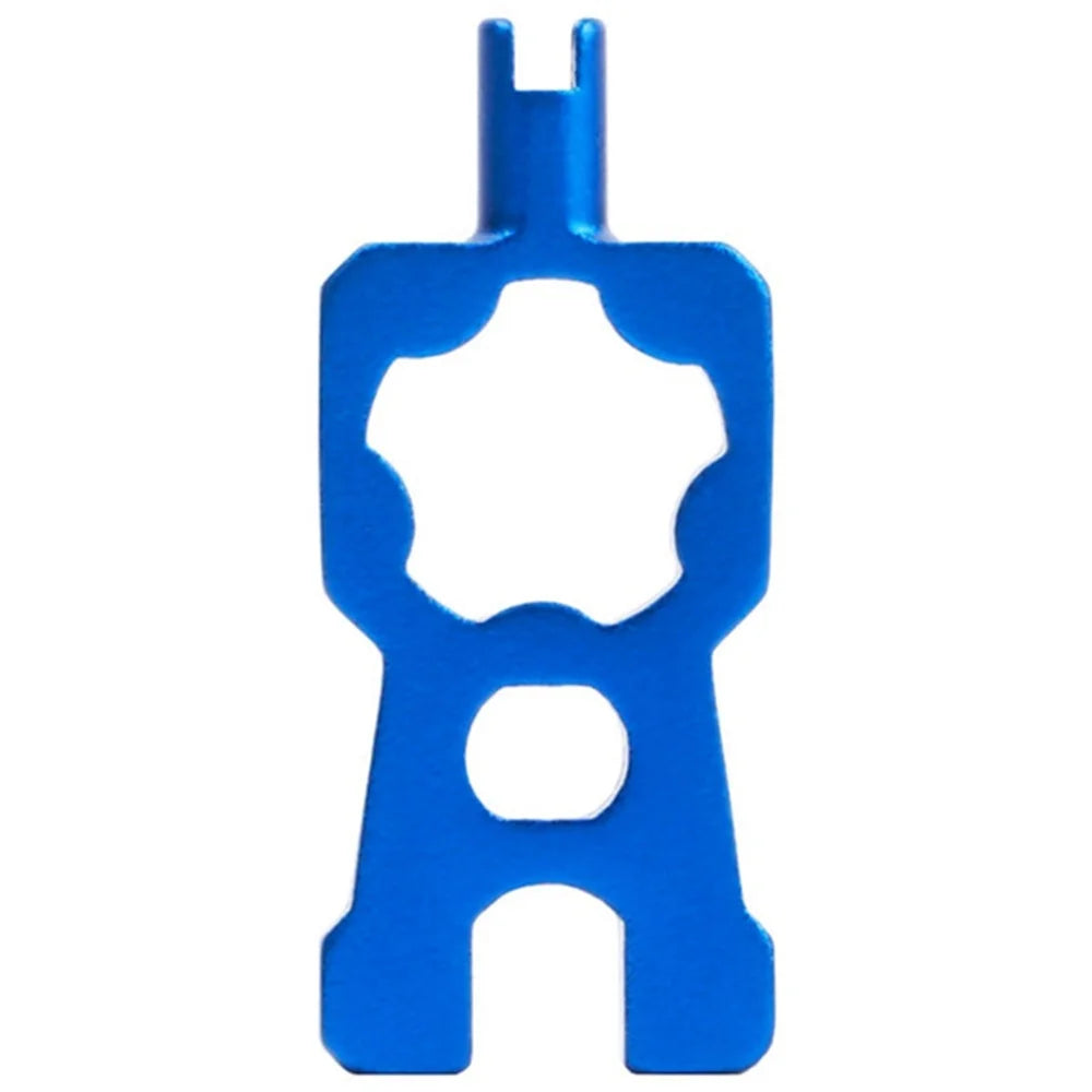 IN 1 Portable Repair Bicycle Valve Tools Valve Core Wrench MTB Road Bike Disassembly Installation Tool Removal Parts Blue