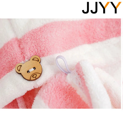 Hair Towel Wrap Fast Dry Hair Towel Super Absorbent Microfiber Coral Velvet Hair Drying Towel Quick Dry Hair Turban