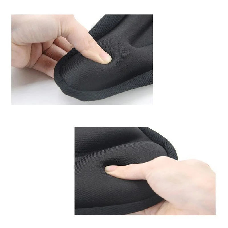 Bike Seat Cover Padded Wide Gel Soft Pad Exercise Bike Seat Cushion Wide Foam Bicycle Seat Cushion