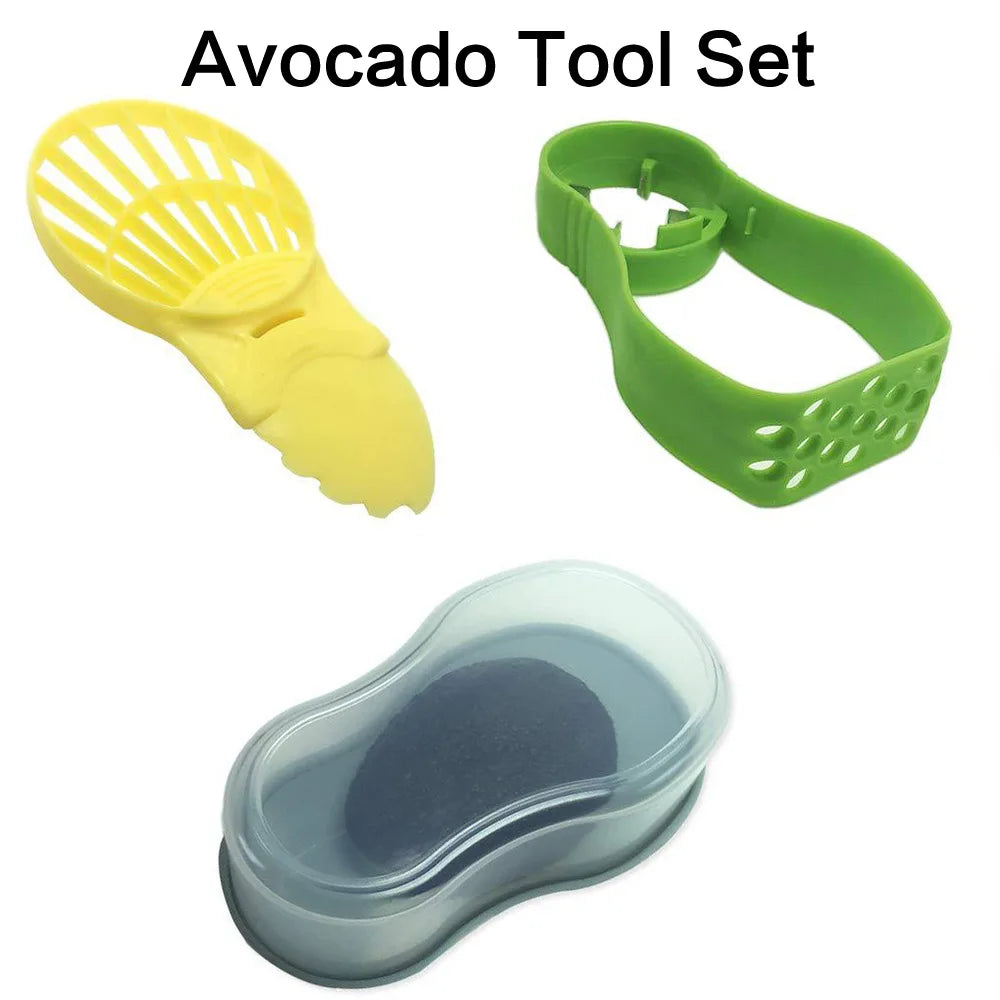 Avocado Slicer Shea Corer Butter Fruit Peeler Cutter Pulp Separator 3 In 1 Plastic Knife Kitchen Vegetable Tools