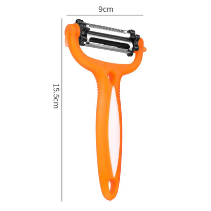 New Multifunctional 360 Degree Rotary Peeler Kitchen Tool 3 in 1 Rotary Fruit Vegetable Carrot Potato Peeler Cutter Slicer