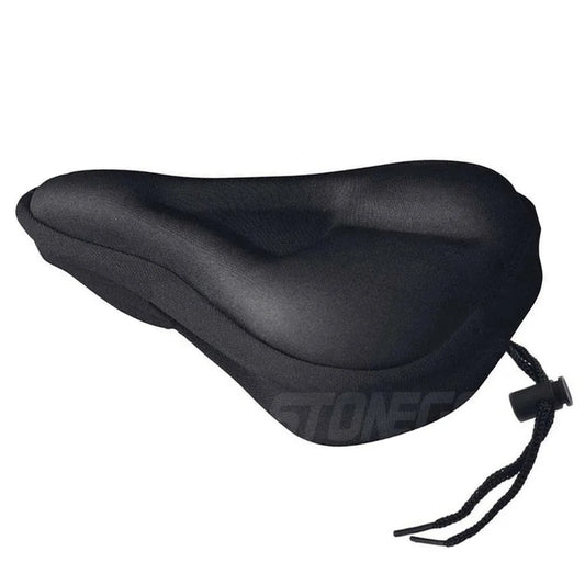 Bike Seat Cover Padded Wide Gel Soft Pad Exercise Bike Seat Cushion Wide Foam Bicycle Seat Cushion