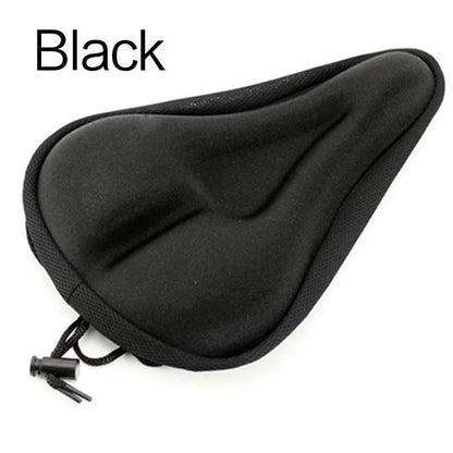 Bike Seat Cover Padded Wide Gel Soft Pad Exercise Bike Seat Cushion Wide Foam Bicycle Seat Cushion