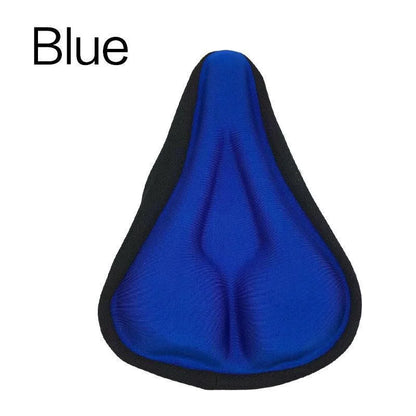 Bike Seat Cover Padded Wide Gel Soft Pad Exercise Bike Seat Cushion Wide Foam Bicycle Seat Cushion