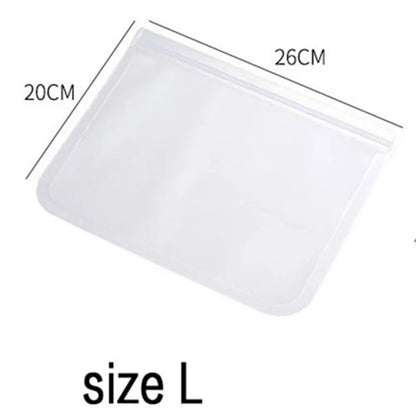 EVA Food Preservation Bag Refrigerator Food Storage Bag Fruit and Vegetable Food Sealing Bag Reusable Stonego Preservation Bag