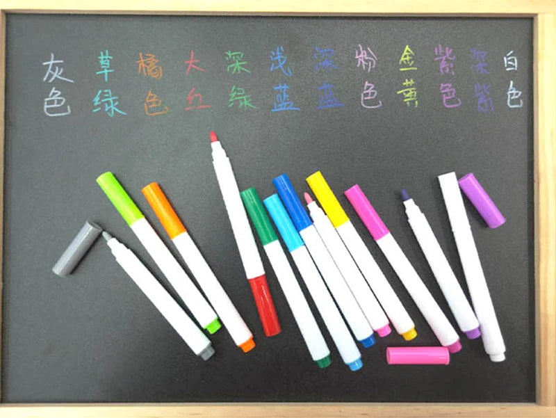 3/5/10/12Pcs/Set White Liquid Chalk Erasable Pen Marker For Glass Windows Electronic Blackboard Chalkboard Window White Pen