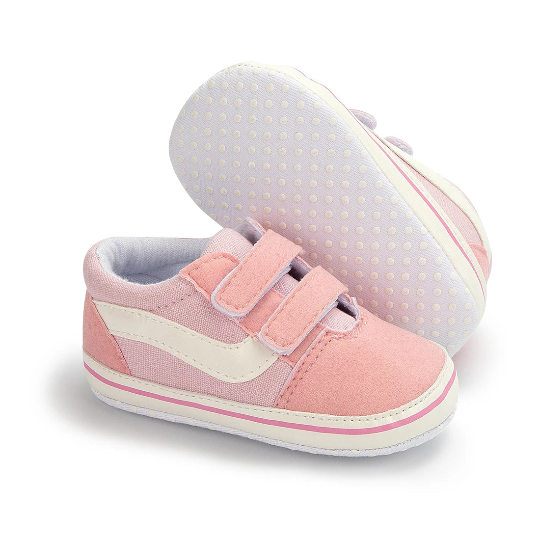 2023 New Baby Canvas Sneakers Anti-slip Soft Plaid Baby Boy Girl Shoes Newborns First Walkers Infant Baby Unisex Casual Shoes