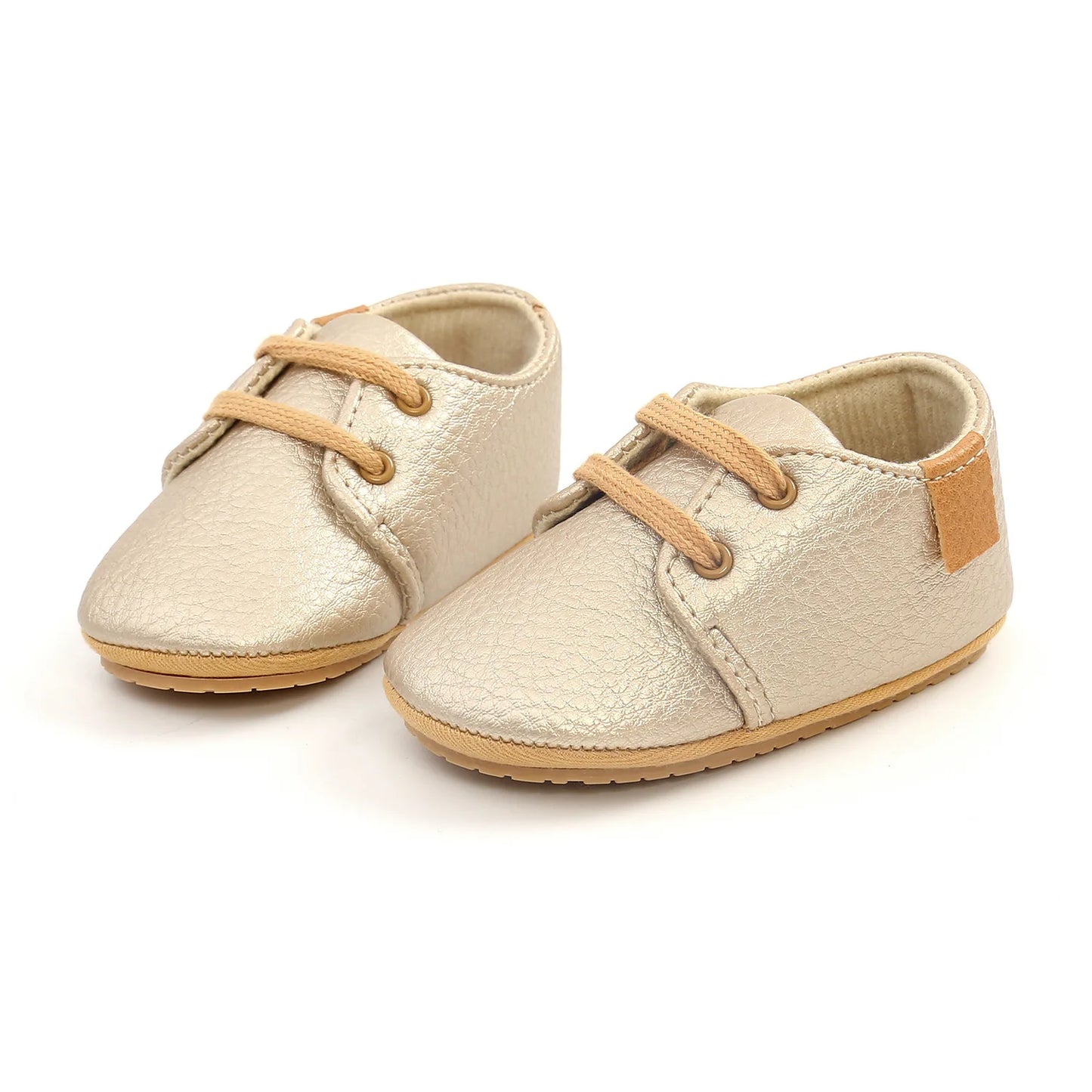 Baby Shoes Retro Leather Boy Girl Shoes Multicolor Toddler Rubber Sole Anti-slip First Walkers Infant Newborn Moccasins