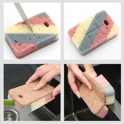 Kitchen Stain Removal Nano Sponge Magic Wipe Hundred Clean Cotton Dishwashing Sponge Wipes Bathroom Cleaning Utensils