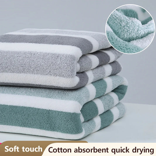 Pc Thickened Absorbent Bath Towel Soft Face Towel for Home