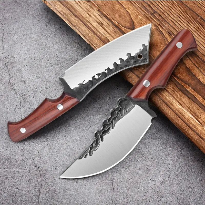 Handmade Forged Stainless Steel Kitchen Knife Knife Boning Knifes Fruit Knife Meat Cleaver Butcher Knife Cooking Knives BBQ