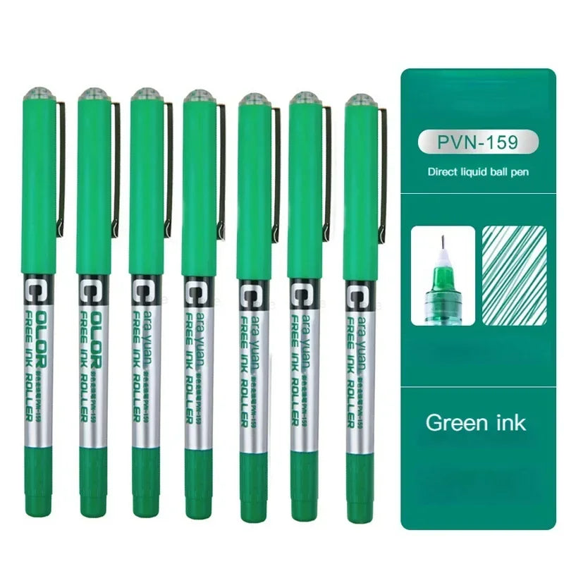 7pcs Precise Roller ball Pens,0.28/0.38/0.5mm Extra Fine Nib Liquid Ink Ballpoint Pen,for Writing School Office Stationary