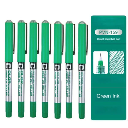 7pcs Precise Roller ball Pens,0.28/0.38/0.5mm Extra Fine Nib Liquid Ink Ballpoint Pen,for Writing School Office Stationary