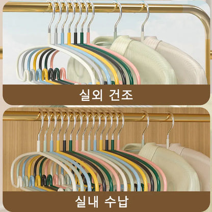 10PCS Simple Clothes Hanger Non Slip Dormitory Household Clothes Hanging to Prevent Clothes Deformation Clothes Storage