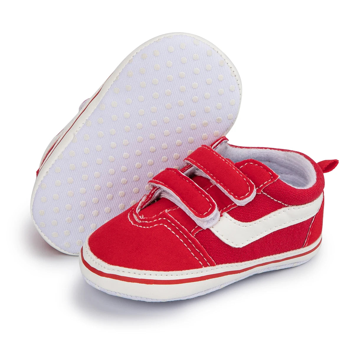 2023 New Baby Canvas Sneakers Anti-slip Soft Plaid Baby Boy Girl Shoes Newborns First Walkers Infant Baby Unisex Casual Shoes