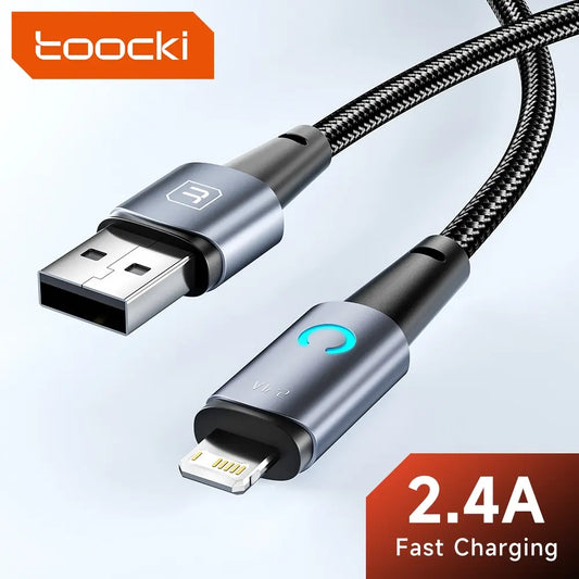 USB A to Type C or Lightning  for iPhone 14 13 12 Pro Max 8 7 plus Xiaomi Led Charger Cable USB C  Fast Charging Wire