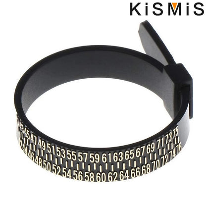 1PC White/Black US/EU Sizes Wedding Ring Band Ring Sizer Measure Genuine Tester Finger Gauge Jewelry Accessory Tools