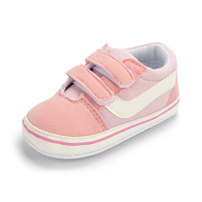 2023 New Baby Canvas Sneakers Anti-slip Soft Plaid Baby Boy Girl Shoes Newborns First Walkers Infant Baby Unisex Casual Shoes