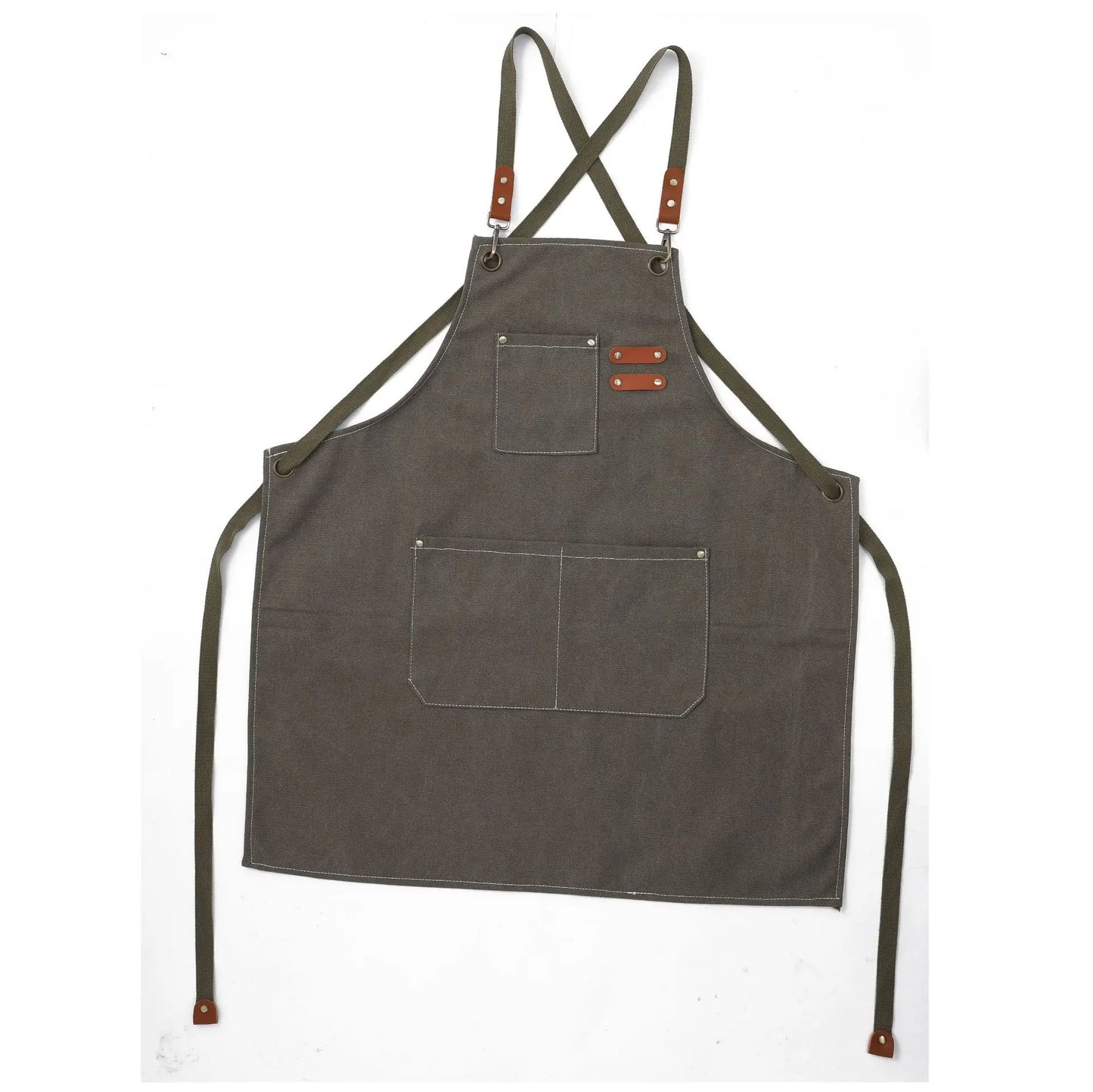 Fashion Canvas Apron Home Kitchen Gardening Work Dress Women's Kitchen Restaurant Work Apron