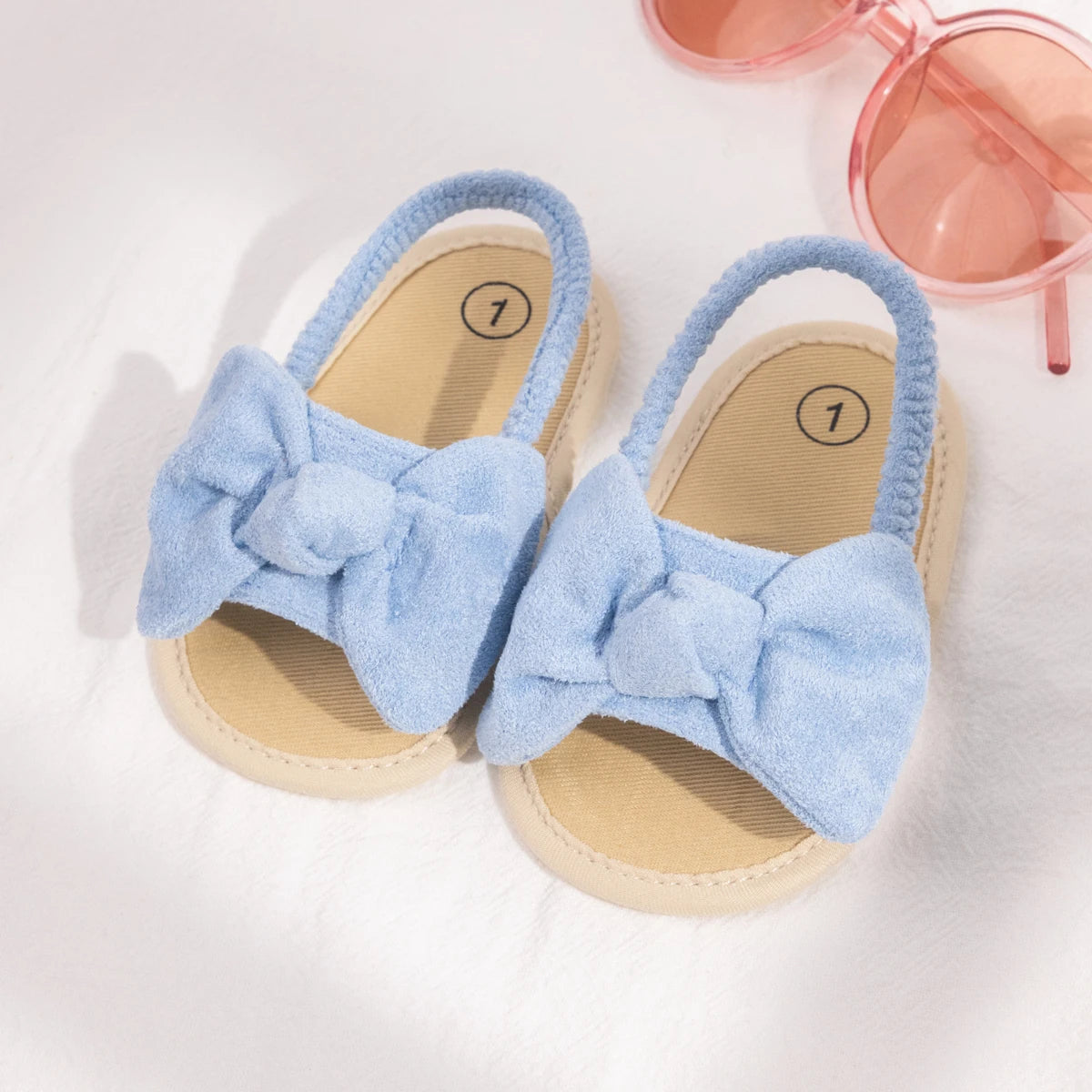 Meckior Casual Baby Girl Boy Sandals Breathable Open Toe Anti Slip Toddler First Walker Shoes Summer Outdoor Party Beach Slipper