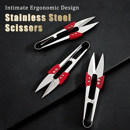 5/10/20pcs U Thread Scissors Stainless Steel Yarn Shears Cutting Sewing Scissors Cross Stitch Scissors Embroidery Shears Costura