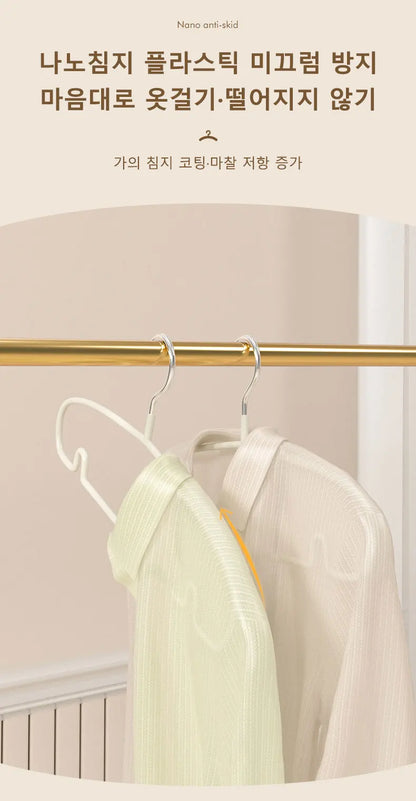 10PCS Simple Clothes Hanger Non Slip Dormitory Household Clothes Hanging to Prevent Clothes Deformation Clothes Storage