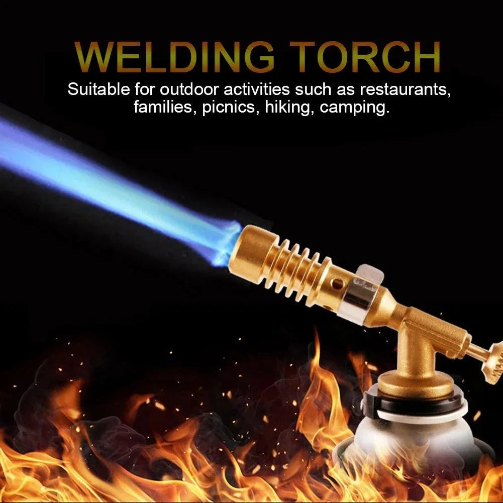 Gas Burner Flame Gas Torch Flame Gun Blowtorch Cooking Soldering Butane AutoIgnition Gas-Burner Lighter Heating Camping