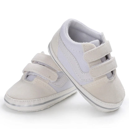 2023 New Baby Canvas Sneakers Anti-slip Soft Plaid Baby Boy Girl Shoes Newborns First Walkers Infant Baby Unisex Casual Shoes