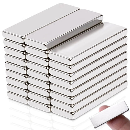 Small but Mighty Neodymium Block Magnet 30x10x3mm, Super Strong Rare Earth Magnet for Crafts and DIY Projects