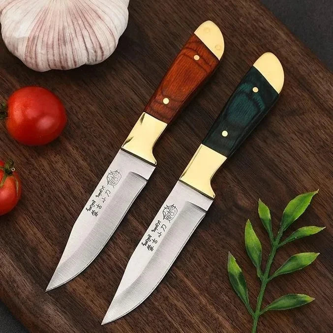 Boning Knife Meat Cleaver Stainless Steel Kitchen Mongolian Hand Meat Knife Roasted Whole Lamb Steak Knife with Knife Cover