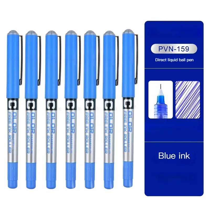 7pcs Precise Roller ball Pens,0.28/0.38/0.5mm Extra Fine Nib Liquid Ink Ballpoint Pen,for Writing School Office Stationary