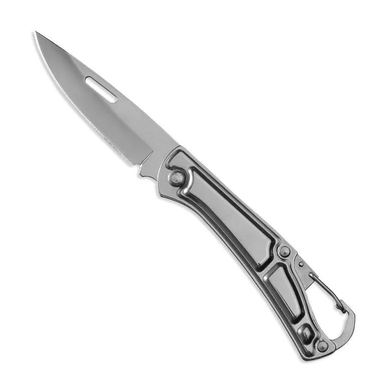 Pocket Folding Fruit Knife, Stainless Steel Outdoor Knife with Non-slip Handle for Kitchen Accessories