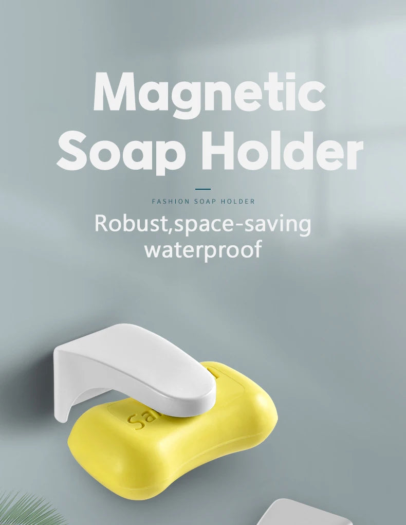 Magnetic Soap Holder, Soap Box Punch-free Soap Holder, Drain Soap Holder, Bathroom Toilet Soap Box