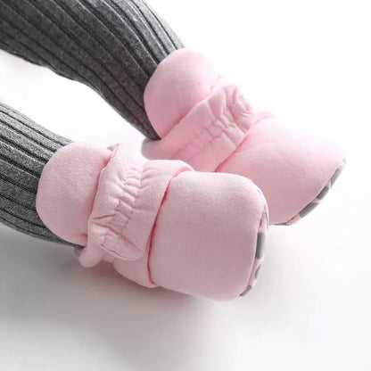 Meckior New Baby Socks Shoes Star Toddler First Walkers Booties Cotton Comfort Soft Anti-slip Warm Infant Baby Boy Girl Shoes