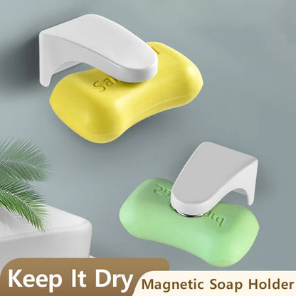 Magnetic Soap Holder, Soap Box Punch-free Soap Holder, Drain Soap Holder, Bathroom Toilet Soap Box