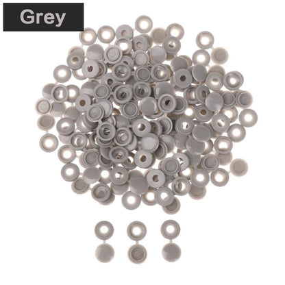 50PCS/Bag Practical Hinged Plastic Screw Fold Snap Protective Cap Button Nuts Cover Bolts Protect Furniture Decor