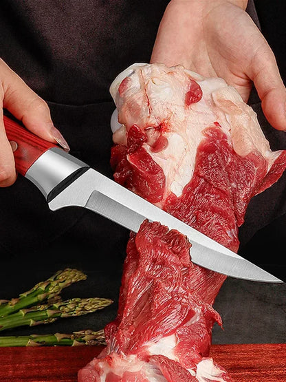 6inch Kitchen Boning Knife for Meat Cutting Stainless Steel Fruit Paring Knife Cut Meat Pork Beef Sheep Knife Kitchen Supplies