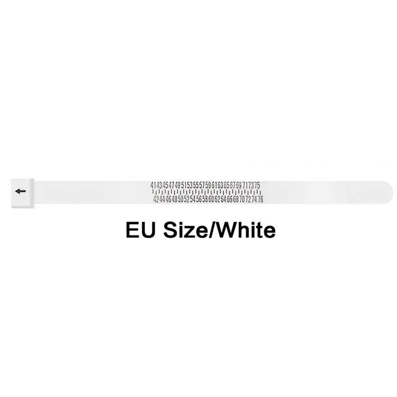 1PC White/Black US/EU Sizes Wedding Ring Band Ring Sizer Measure Genuine Tester Finger Gauge Jewelry Accessory Tools