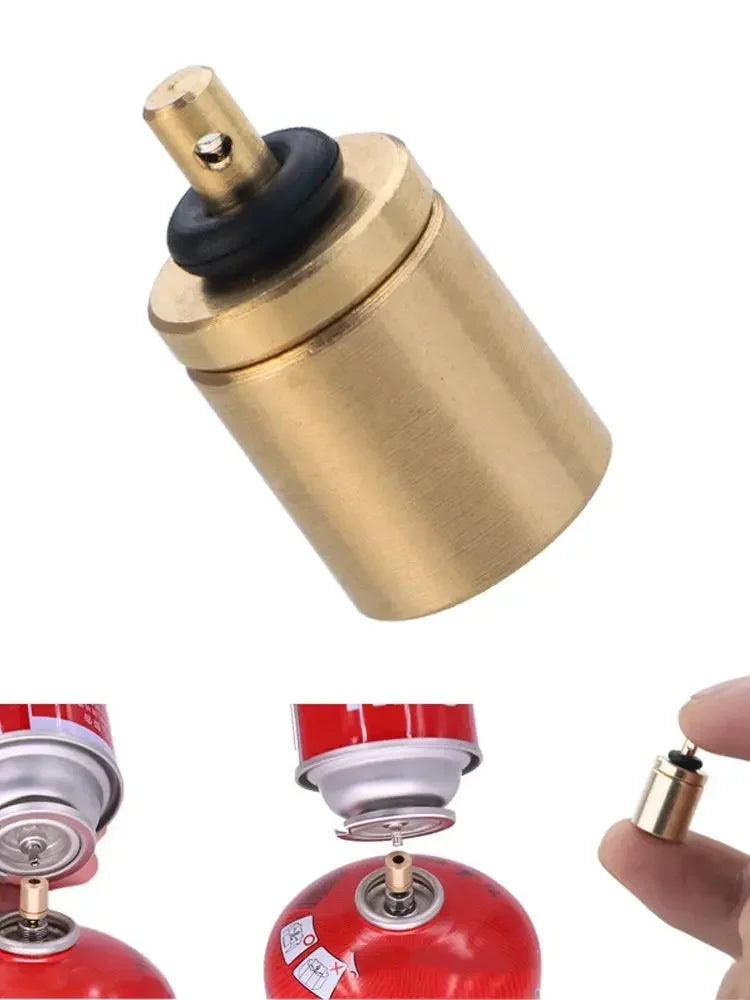 Gas Refill Adapter Outdoor Camping Stove Gas Cylinder Gas Tank Gas Burner Accessories Hiking Inflate Butane Canister