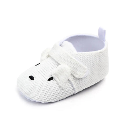 Meckior Baby Slippers Casual Baby Boy Girl Knit Crib Shoes Cartoon Soft Sole Anti-slip Prewalker Reptiles Toddler Baby Shoes