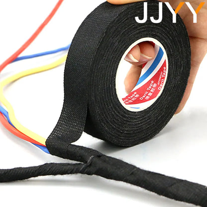 New Width 15mm*15M Electrical Insulation Tape Heat-resistant Wiring Harness PET Bundle Flame Retardant Tape