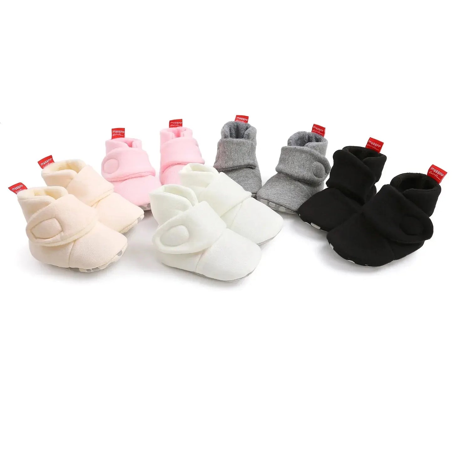 Meckior Baby Shoes Socks Warm Anti-slip Cotton Comfort Light Weight Crawl Toddler First Walkers Baby Boys Girls Booties Shoes