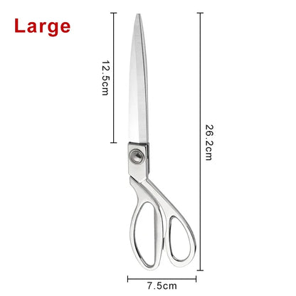 Professional Sewing Scissors Stainless Steel Tailor Scissors 8/9/10inch Fabric Cloth Cutter Diy Sewing Tools and Accessories 가위