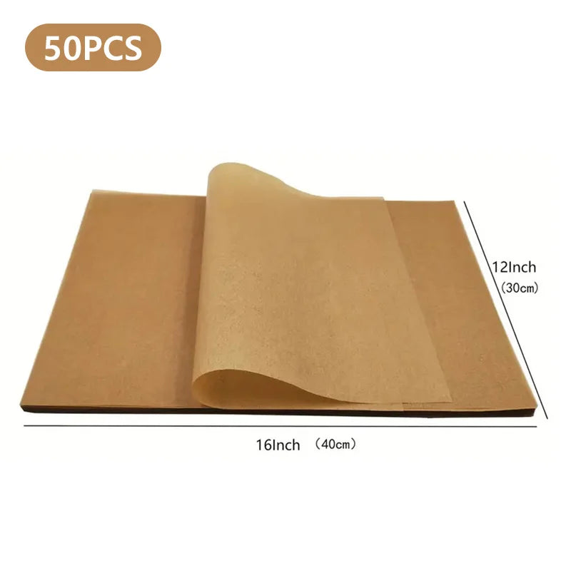 Rectangle Parchment Paper Baking Paper Silicone Oil Paper Greaseproof Paper Barbecue Paper Steamer Paper