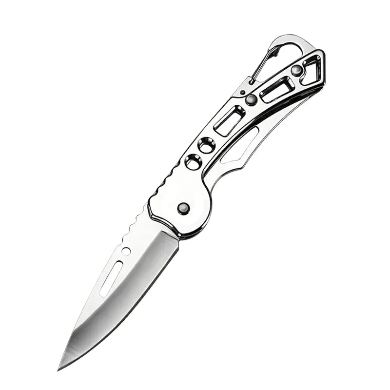 Folding Fruit Knife, Stainless Steel Outdoor Knife with Non-slip Handle for Kitchen Accessories Pocket Knife