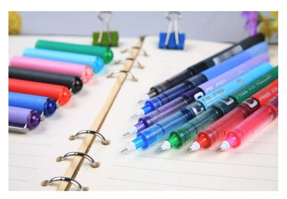 7pcs Precise Roller ball Pens,0.28/0.38/0.5mm Extra Fine Nib Liquid Ink Ballpoint Pen,for Writing School Office Stationary