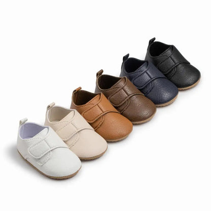 New Retro Leather Baby Shoes Classic Multi-color Baby Casual Boys Girls Shoes Rubber Bottom Non-slip Spring Infant First Walkers