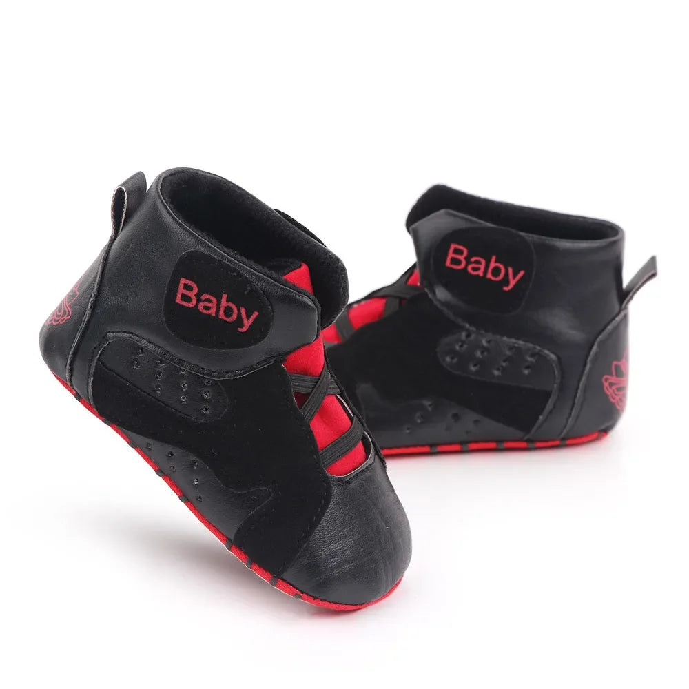 New Baby Boys Girl Sneakers Soft Bottom Non-slip Comfortable Baby Soccer Basketball Sports Shoes Infant First Walker Shoes