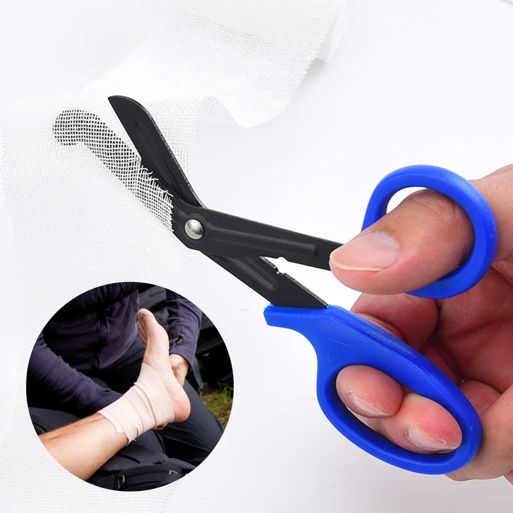 Survive Paramedic Medical Rescue Scissor Trauma Gauze IFAK Emergency First Aid Shear Outdoor Nurse Utility Camp Hike Home Tijera