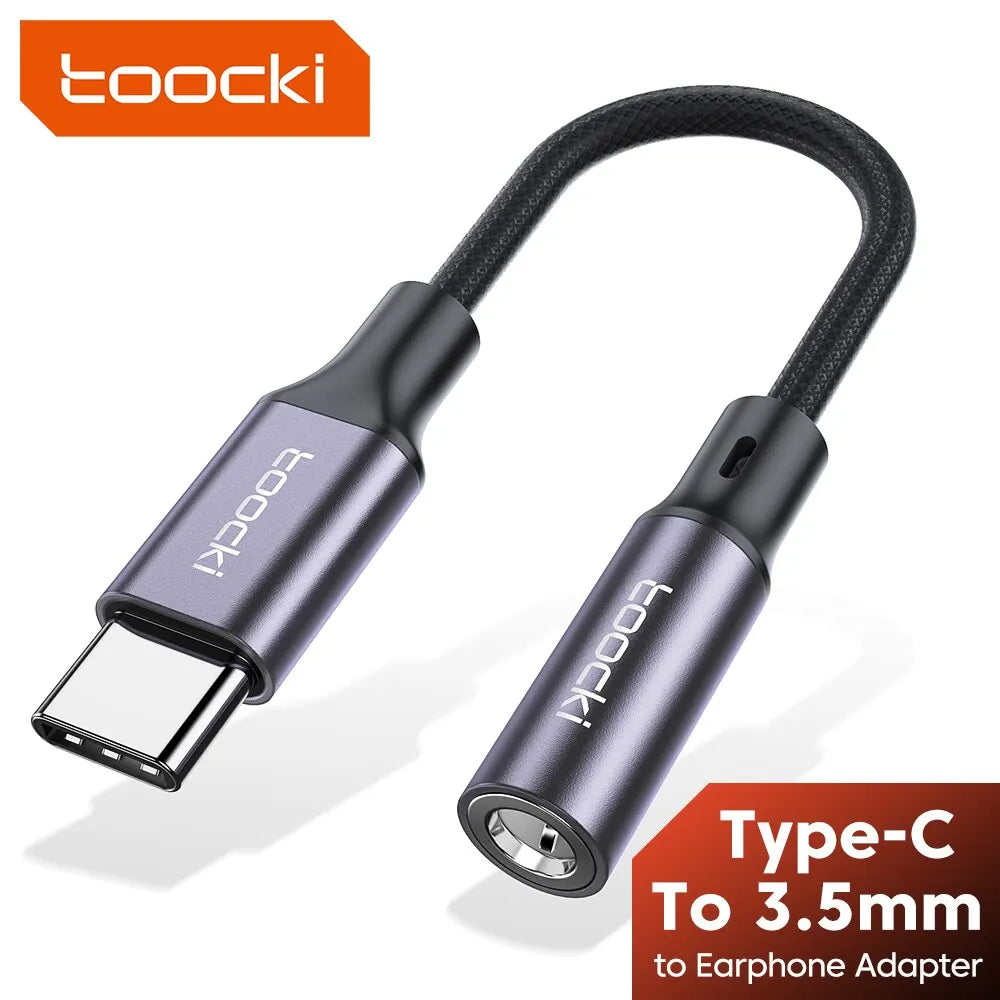 USB Type C 3.5 Jack Earphone Adapter USB C to 3.5mm Headphones AUX Audio Cable For Huawei P30 Xiaomi Mi 10 9 Es